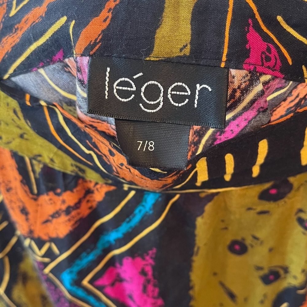 80s vintage abstract midi maxi skirt size small - Picture 12 of 14